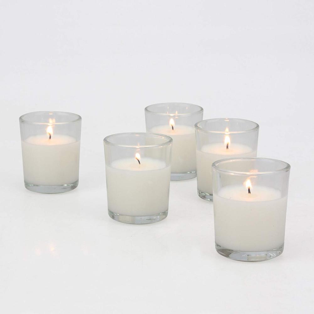 factory Outlets for Decorative Wedding Candles - Wholesale Eco-friendly Glass Gel Wax Ce Soy Scented Wax Candle – Quanqi