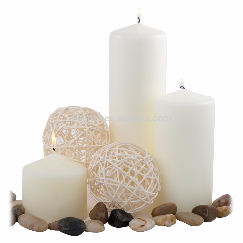 Good Wholesale Vendors Pillar Scented Candle Glass - Wholesale High Quality Paraffin wax Pillar Church Candle – Quanqi detail pictures