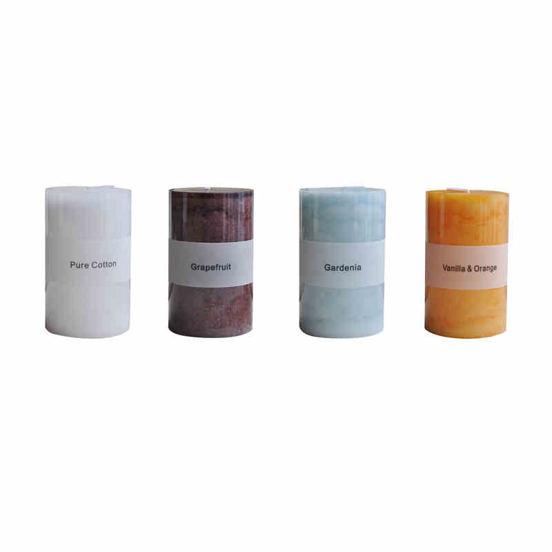 Hot New Products Cheap Pillar Candles - Cheap High Quality White Paraffin Wax Pillar Candles In Bulk For Home Decurations – Quanqi