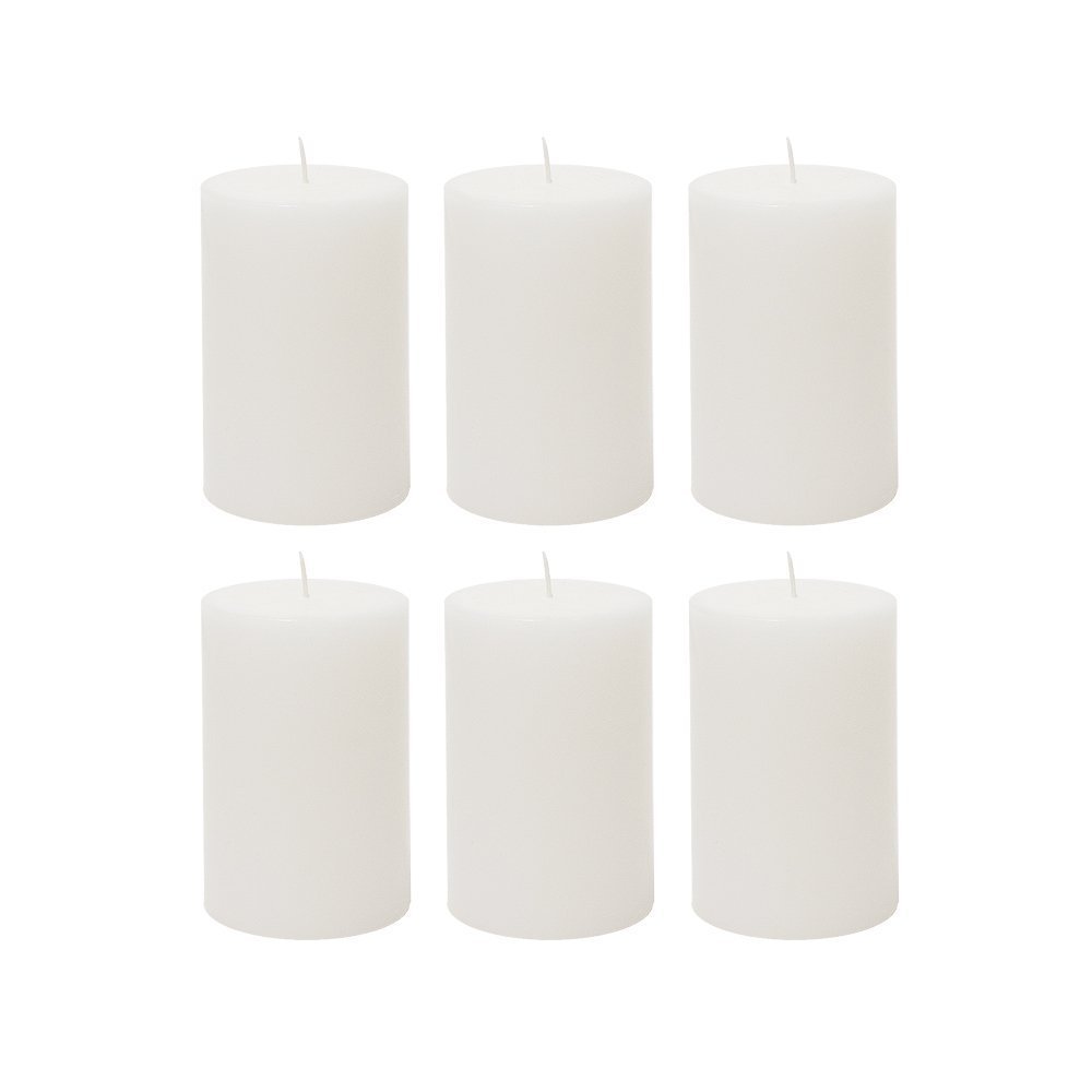 Manufacturer of Led Christmas Ornaments - Hot Sale Unscented Customized White Pillar Paraffin Wax Candles for Weddings / Home Decoration – Quanqi detail pictures