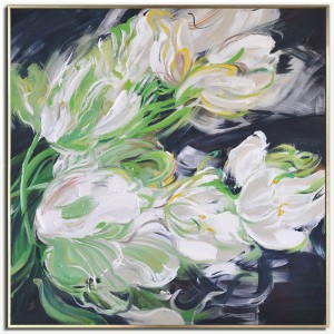 Chinese wholesale Canvas Art Painting - Modern Art Flower Oil Painting on canvas #RG20208 – Royi Art