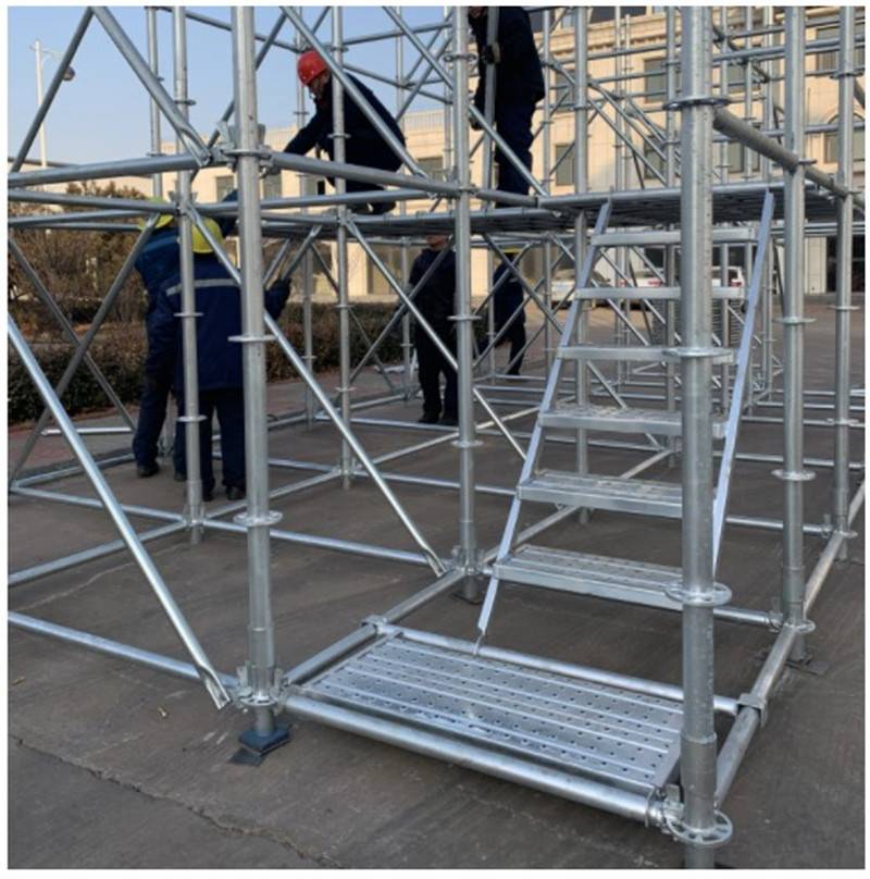 Pre-galvanized-scaffolding-staircase-for-scaffolding