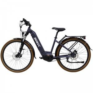 SEBIC 28 inch city for ladywoman bafang mid drive electric bicycle
