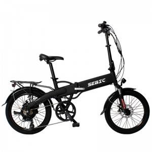 SEBIC 20 inch 8 speed suspension 48v 500w folding electric bike