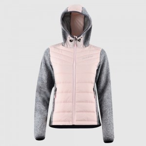 Women’s puffer hybrid jacket 17930-F
