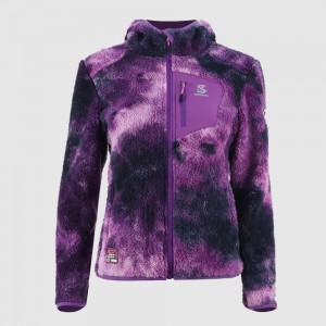 Women’s purple faux fur coat 8219588