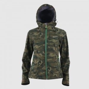 women camouflage printing softshell jacket 8217068