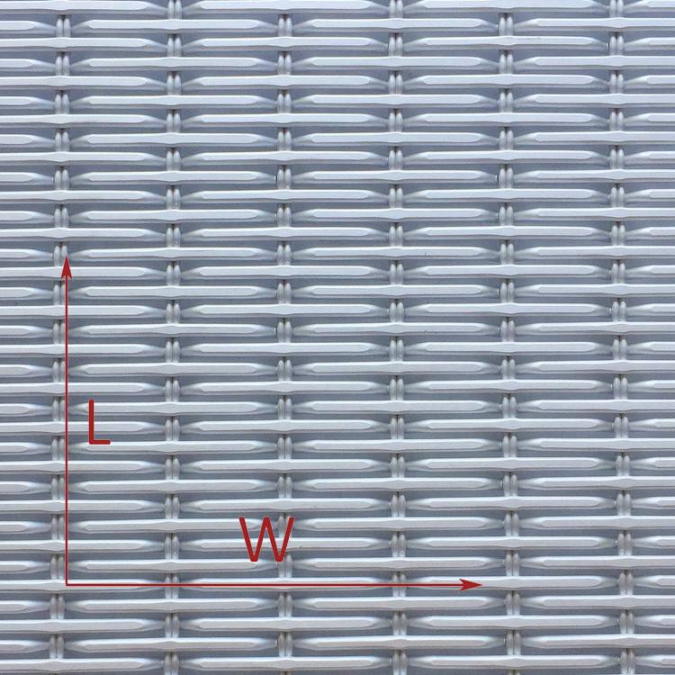 2. XY-1228 Pearl White Anodizing Architectural mesh for Facade Design 1  (2)
