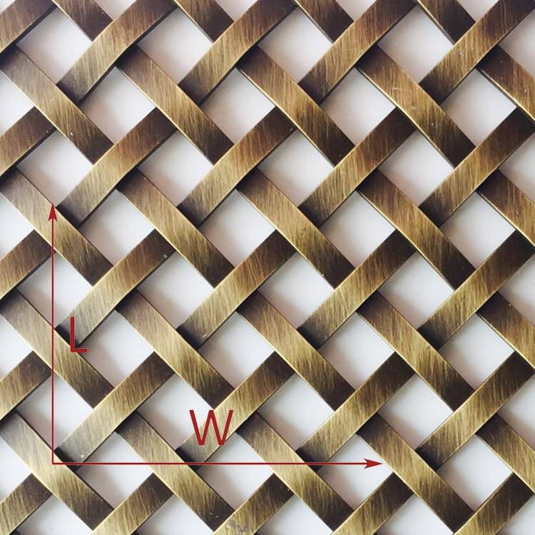 XY-1510G Antique Plated Metal Mesh Fabric For Cabinet Door&Furniture (3)