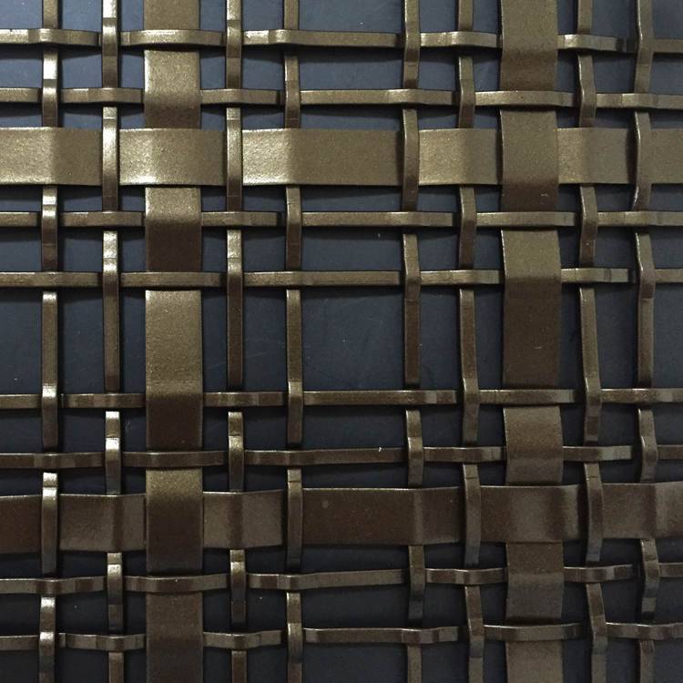 Stainless steel flat wire woven mesh screen (1)