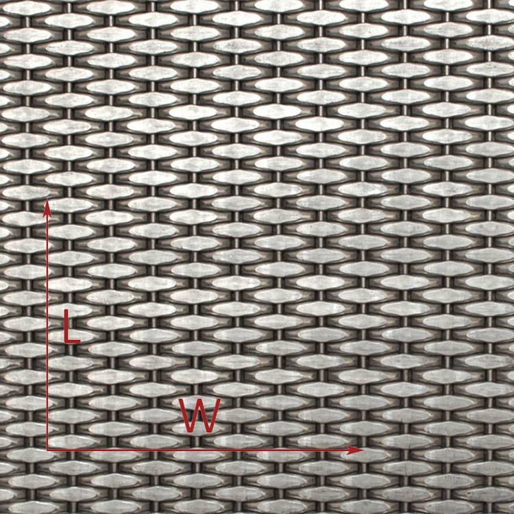 Металічная сетка з нержавеючай сталі для ўпрыгожвання сцен гандлёвага цэнтра (2)