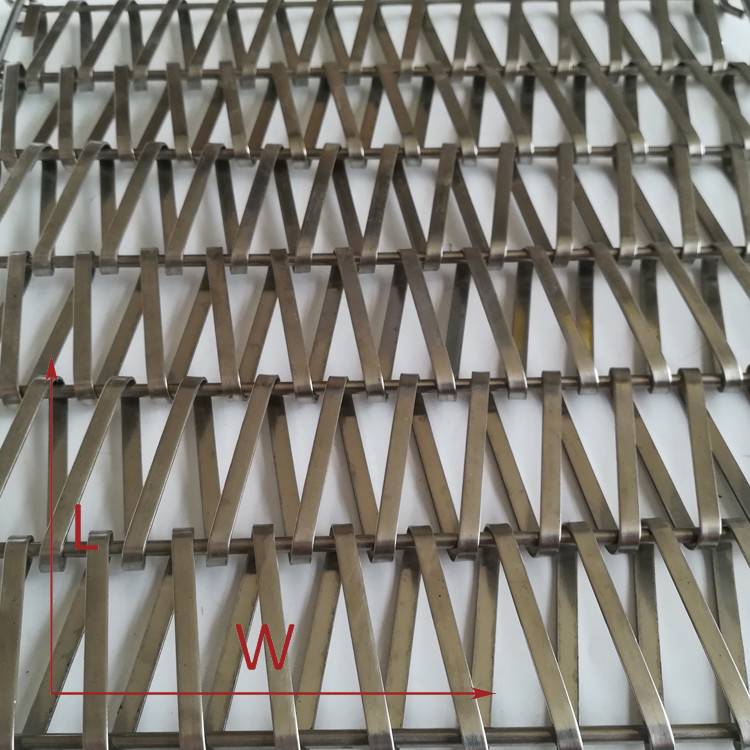 Sprialnett i rustfritt stål for veggdekorasjon (2)