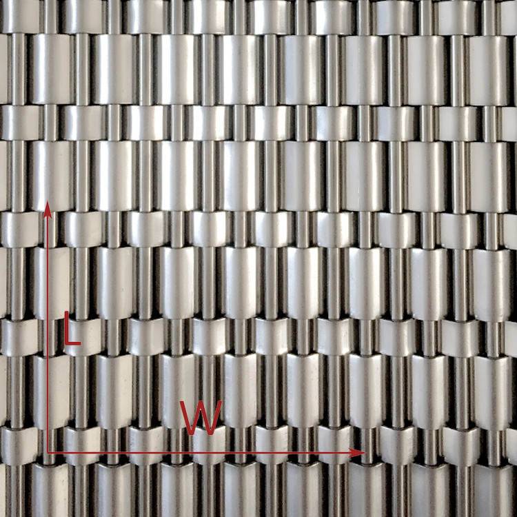 Stainless Steel Mesh Panel for Elevator Cladding (2)