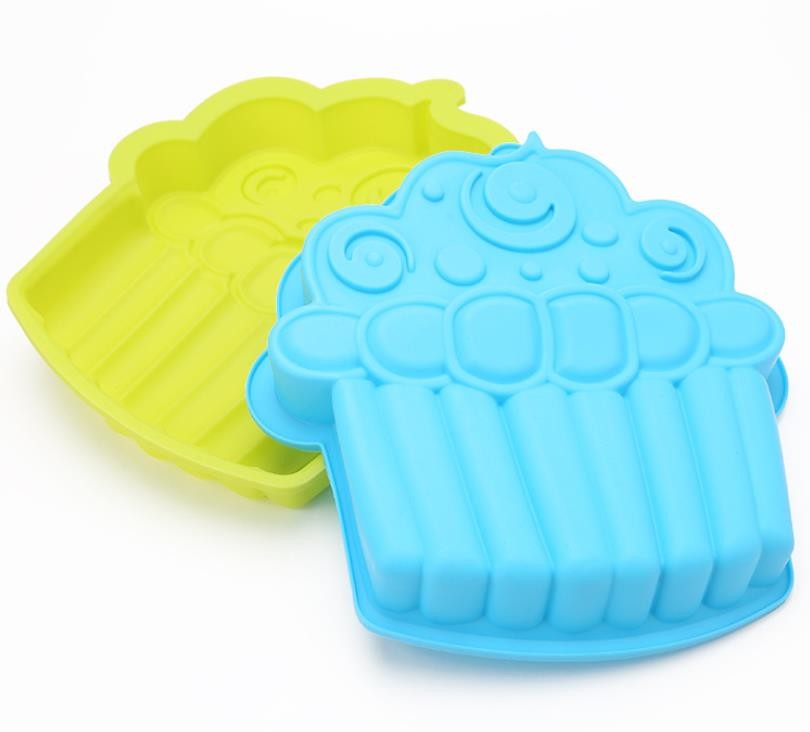 Ice Cream Silicone Baking Cups Large Size Easy Cleaning Non Stick