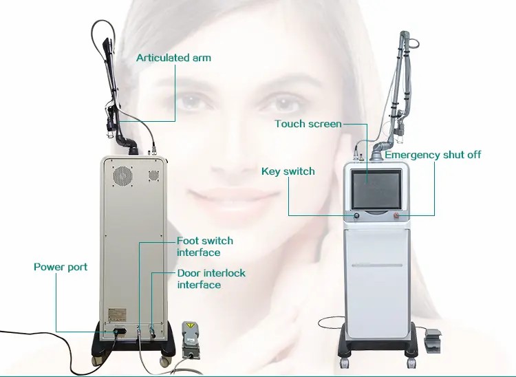 Fractional CO2 Laser Scar Removal Acne Treatment and Vaginal Tightening Machine