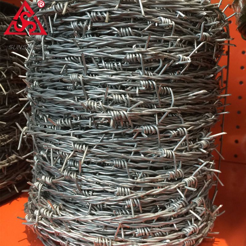 Electro galvanized weight razor barbed wire-A6