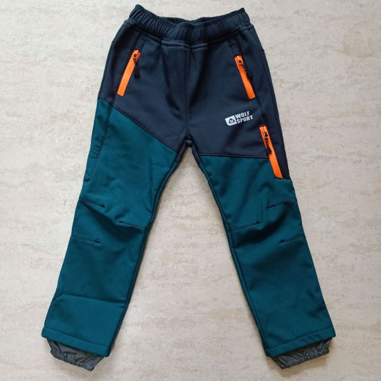 Kids Autumn Softshell Trousers Outdoor Hiking Camping Climbing Children Softshell Waterproof Pants