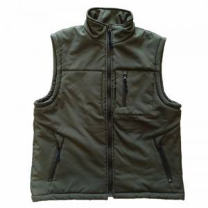 Custom waterproof windbreaker softshell outdoor vest for men
