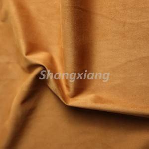 Poly fabric suede knit fabric outwear fabric