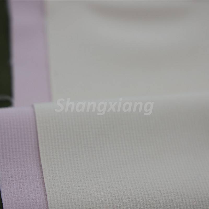 Gedeeltelijk bereik NieuwZeeland Groothandel dubbellaags polyester spandex stof leverancier en fabrikanten |  Shangxiang textiel