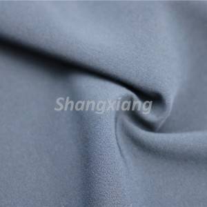 Polyester Rayon Double crepe Plain fabric