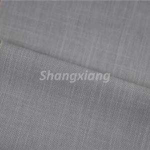 Poly and Rayon Twill fabric with spandex