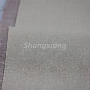 Linen look Poly Rayon Nylon fabric with stretch