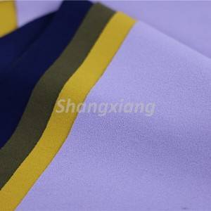 Poly fabric crepe knit fabric outwear fabric
