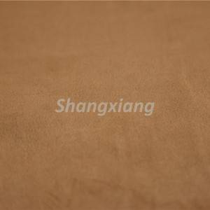 Poly fabric suede knit fabric outwear fabric