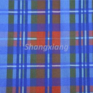 yarn dyed TR plaid fabric bright color design for AW21