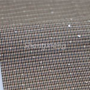 T/R fabric woven fabric plaid fabric