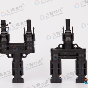 solar connector Solar Branch Connector / T Branch Connector For Paralleling Solar Panels