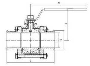 Sanitary Clamped-Package, Weld Ball Valve (1)
