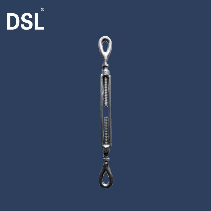 Commercial Type Malleable Iron Galvanized Rigging Turnbuckle Hardware with Eye to Eye