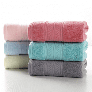 factory 100% Pure cotton fresh style Soft 34x71cm face towel for home hotel