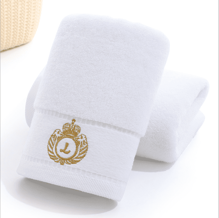 spa hotel long staple cotton embroidery LOGO face towel Featured Image
