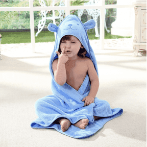 Cartoon Newborn Boy Girl Beach Towel Kids Hooded Towel