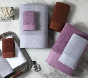 Wholesale Luxury soft 100% cotton hotel Bath towel Face towel Hand towel set