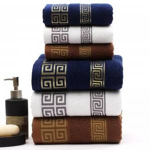 China Hugo Boss Towels cotton Hand Towels with best feeling good absorption