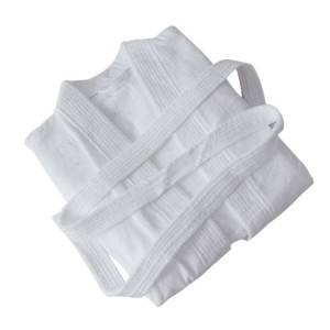 Cheapest Price Girls Bathrobe - 100% Cotton White Custom Logo Men Women  Hotel Unisex Bath Robe – Sky Textile