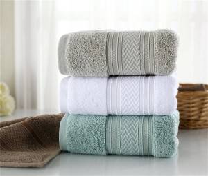 high quality Terry Super absorbent cotton face Towels for bathroom home Hotel