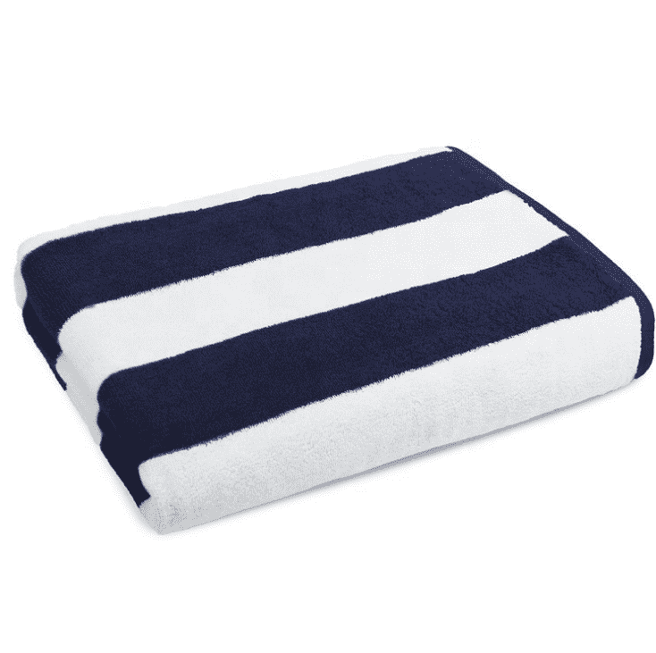 100% cotton soft Stripe Terry Velour Beach Towel Featured Image