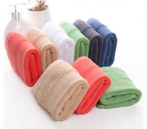 factory friendly 100% cotton washcloth colorful towel