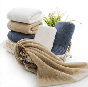 100% cotton hotel  hand face terry towel set support customize