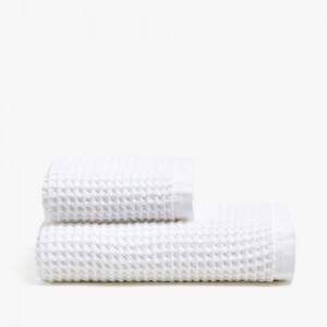 Hotel  Waffle Weave White 100%  Cotton Bath Towel set