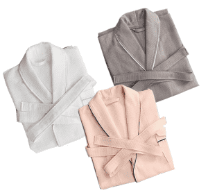 2020 China New Design Boys Bathrobes - High quality customization 100% cotton luxury hotel waffle unisex bathrobe – Sky Textile