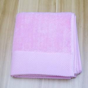 Extra Soft absorbent Custom Cotton Towel durable construction machine washable