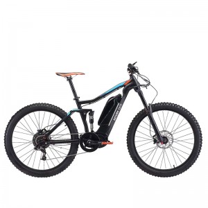 New Delivery for Lithium Battery Unfoldable Electric Bicycle - 27.5INCH CENTER MOTOR SUSPENSION E BIKE – Lenda