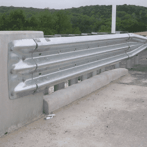 Galvanized highway guard rail highway barrier