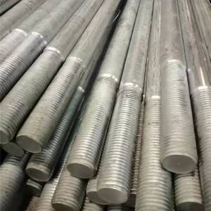Precision Process on Steel-Galvanized Anchor Bolt From Steel Round Bar